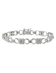 Sterling Silver Diamond-Accent Bracelet