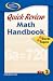 Book Quick Review Math Handbook: Hot Words, Hot Topics, Book 2, Student Edition