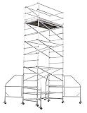 Werner 4202-18 18-by-8-Foot 500-Pound Capacity Aluminum Wide Span Scaffold Tower