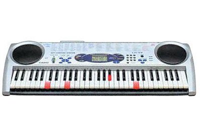 Childrens Toyshop  Musical Instruments : CASIO LK-43 MagicLight Electronic Music Keyboard