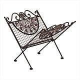 Wrought Iron Magazine Rack