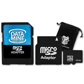 DataMINE Premium Class 4 8GB MicroSD Flash Memory Card for Canon PowerShot ELPH 520 HS / IXUS 500 HS and ELPH 530 HS / IXUS 510 HS ** Includes Mini and Standard SD Adapters and Accessory Bag! **