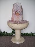 Designer Fountain Rose Quartz-Extra Large With Light