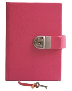 The Secret Diary Journal, Lined, Key and Lock Closure, Fucshia