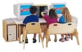 Computer Table - 60 Inch - Blue - School & Play Furniture
