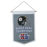 NFL Team Super Bowl Champions Wool Banner Pennant - Pittsburgh Steelers