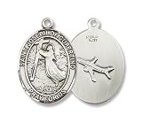 St. Joseph of Cupertino Oval Sterling Medal