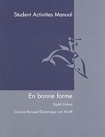 Student Activities Manual (sam): Used with ...Renaud-En bonne forme