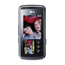 LG Electronics KF600 Telefon mobil TriBand GSM 900 / 1800 / 1900 EDGE schwarz-silber