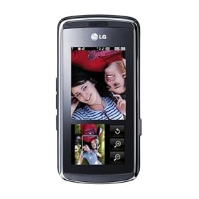 LG KF600 Unlocked Cell Phone with 3 MP Camera, MP3/Video Player, MicroSD Slot--International Version with No Warranty (Black)