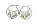Sterling Silver Jeweled Dream Catcher Earrings