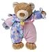 Stuffed Taggies Soft Clown Bear