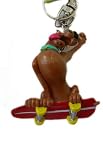Warner Bros Scooby Doo Skateboard Figurine Keychain Zipper PullIMAGE