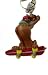 Warner Bros Scooby Doo Skateboard Figurine Keychain Zipper Pull_s-1