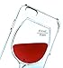 Case for Iphone 6 Plus,Fifine Iphone 6 Plus Case,case for Iphone 6 Plus ,Hard Case for Iphone 6 Plus, Fashion Creative 3d Design Flowing Liquid Red Wine Glass Red Lip High Heels Clear Back Hard Case Cover for Apple Iphone 6 Plus with 5.5 Inch-119