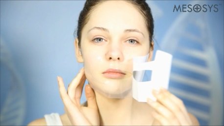 MESOSYS Soothing Gel Mask, Post Derma Rolling [5pc pack] Reduce Redness and Stinging Feeling, Hydrating, Cooling, Soothing, Calming, Collagen, Hyaluronic Acid, Niacinamide, Botanical extract, Algae, Peppermint leaf, Achillea Millefolium,