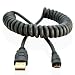 Mediabridge High Speed USB 2.0 - (Coiled) - A-Male to Micro-B Cable