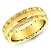 14K Yellow Gold Eternity Diamond Band Ring