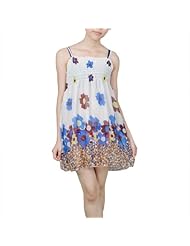 Chiffon General Print Mini Dress 