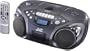 JVC RCEX30 Portable AM / FM / MP3 / CD / Cassette Player with Remote (Black)