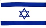 Outdoor Living : Israel National Country Flag - 3 foot by 5 foot Polyester (New)