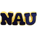 NCAA Northern Arizona Lumberjacks Navy Blue-Yellow Plush Spirit Name Pillow