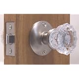 Buy A very affordable Fluted Crystal Glass & Brushed Nickel Passage Door Knob Sets... by Avery