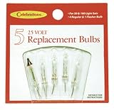 Celebrations Lighting 1115-2-73A Replacement Bulb 2.5 Volt - Clear (Pack of 25)