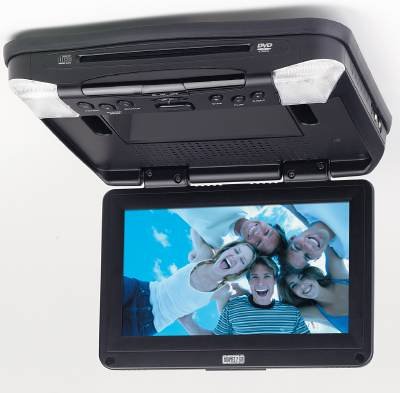 8.5 Inch (16x9) Dropdown Video Monitor with Slot-In DVD Player
