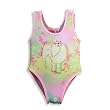 Lipstik - Girls One Piece Bathing Suit, Pink