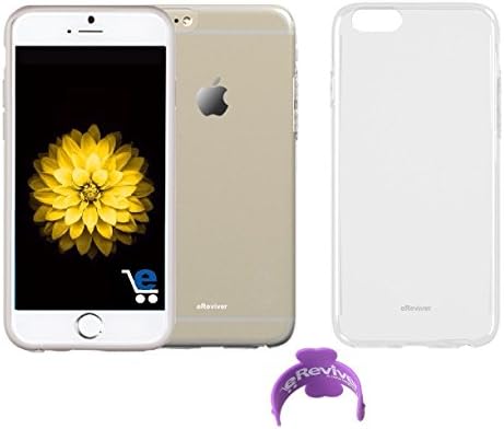 eReviver® iPhone 6 PLUS (Screen 5.5") Protector Case is New, Cool, Stylish and Luxury Ultra Crystal Clear Latest Designer Soft Flexible Cover for Girls and Men. Extremely Thin, 'Feels Like Nothing There' with Lifetime Warranty* and Silicone Easter Gift Stand for your unlocked Apple phone included FREE! (Limited Time Only) Click the "Add to Cart" Button Now!