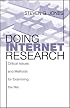 Doing Internet Research: Critical Issues and Methods for Examining the Net