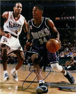 Allen, Ray Autographed/Hand Signed 8x10 Photo