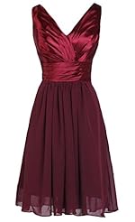 Plus Size Short Chiffon Evening Dress/Bridesmaid Dress/Prom Dress/Party Dress 