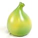 Handmade Deluxe Green And Yellow Abstract Ceramic Vase / Table Sculpture