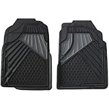 Hopkins 11179040 Go Gear Full Size Heavy Duty Black Floor Mats (2 Piece Set)