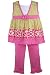  : BT Kids Girls Fuchsia Tunic Capri Pant Set