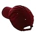 Wholesale Low Profile Dyed Soft Hand Feel Cotton Twill Caps Hats (Wine) - 21214