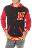 Harry Potter And The Deathly Hallows Hogwarts Coat Of Arms Varsity Hoodie 3XL