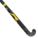 Slazenger N Pro 4 Composite Hockey Stick (36.5,Medium,Black/Yellow)