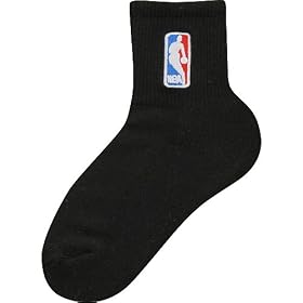 Buy For Bare Feet NBA Logoman Youth Socks 2 Pack - Black