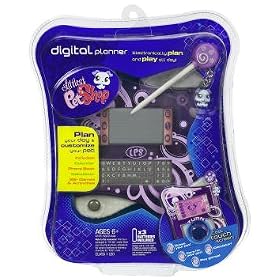 Hasbro Littlest Pet Shop Purple Digital Electronic Interactive Planner with Stylus Pen by Hasbro