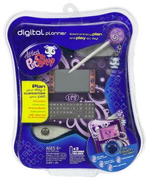 41S5n4n6xdL Hasbro Littlest Pet Shop Purple Digital Electronic Interactive Planner with Stylus Pen