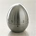 Danesco EGG Mechanical Timer Stainless Steel