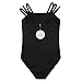 Arshiner Girls' Lace Slim Tank Dancing Ballet Camisole Leotard, Black, 150(Age for 9-10Y)