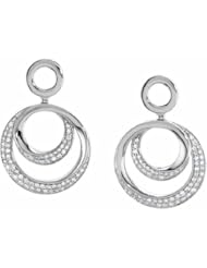 14K White Gold Diamond Earrings - 0.62 Ct. -- LIFETIME WARRANTY