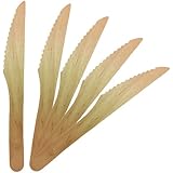 Birchware 100-Piece Classic Compostable Wooden Knives