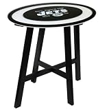 New York Jets NY Wooden Pub Table With Glass Top