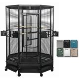 New Design Octagon Bird Cage Large Sand