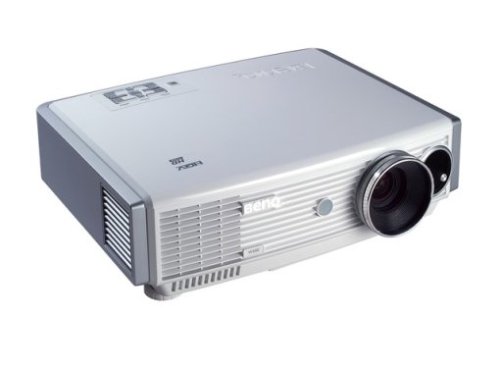 Benq W 500 LCD-Projektor (Kontrast 5000:1, 1100 ANSI Lumen) silber